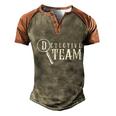 Private Detective Team Investigator Spy Observation Meaningful Gift Men's Henley Shirt Raglan Sleeve 3D Print T-shirt Brown Orange