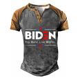 Biden Pay More Live Worse Anti Biden Men's Henley Shirt Raglan Sleeve 3D Print T-shirt Grey Brown