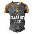 Class Of 2022 Graduation Senior Tennis Player Men's Henley Shirt Raglan Sleeve 3D Print T-shirt Grey Brown