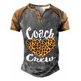 Coach Crew Instructional Coach Reading Career Literacy Pe Great Gift Men's Henley Shirt Raglan Sleeve 3D Print T-shirt Grey Brown