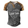 Coach Crew Instructional Coach Reading Career Literacy Pe Meaningful Gift Men's Henley Shirt Raglan Sleeve 3D Print T-shirt Grey Brown