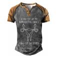 Funny Womens Rights 1973 Pro Roe If You Cut Off My Reproductive Choice Can I Men's Henley Shirt Raglan Sleeve 3D Print T-shirt Grey Brown