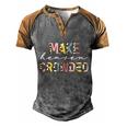 Make Heaven Crowded Leopard Print Meaningful Gift Men's Henley Shirt Raglan Sleeve 3D Print T-shirt Grey Brown