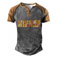 Mind Your Own Uterus V6 Men's Henley Shirt Raglan Sleeve 3D Print T-shirt Grey Brown