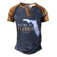 Desantis Escape To Florida Cute Gift Men's Henley Shirt Raglan Sleeve 3D Print T-shirt Blue Brown