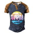 Desantis Escape To Florida Gift V3 Men's Henley Shirt Raglan Sleeve 3D Print T-shirt Blue Brown