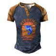 Fishing Not Catching Funny Fishing Gifts For Fishing Lovers Men's Henley Shirt Raglan Sleeve 3D Print T-shirt Blue Brown