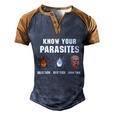Funny Anti Biden Fjb Bareshelves Political Humor President Men's Henley Shirt Raglan Sleeve 3D Print T-shirt Blue Brown