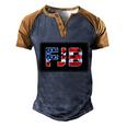 Funny Anti Biden Fjb Biden F Joe Biden Sleepy Joe Men's Henley Shirt Raglan Sleeve 3D Print T-shirt Blue Brown