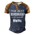 Funny Comping HikingQuote Adhd Hiking Cool Stoth Hiking Men's Henley Shirt Raglan Sleeve 3D Print T-shirt Blue Brown