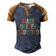 Make Heaven Crowded Baptism Pastor Christian Believer Jesus Gift Men's Henley Shirt Raglan Sleeve 3D Print T-shirt Blue Brown