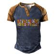 Mind Your Own Uterus V6 Men's Henley Shirt Raglan Sleeve 3D Print T-shirt Blue Brown