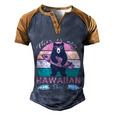This Is My Hawaiian Cool Gift Men's Henley Shirt Raglan Sleeve 3D Print T-shirt Blue Brown