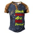 Black Women Are Dope Period  Graphic Design Printed Casual Daily Basic Men's Henley Shirt Raglan Sleeve 3D Print T-shirt Brown Orange