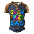 Glow Party Clothing Glow Party T  Glow Party Dad  V2 Men's Henley Shirt Raglan Sleeve 3D Print T-shirt Brown Orange