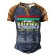History Of Black Inventors Black History Month Men's Henley Shirt Raglan Sleeve 3D Print T-shirt Brown Orange