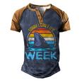 Sorry I Cant Its Week Ocean Scuba Diving Funny Shark Lover  Men's Henley Shirt Raglan Sleeve 3D Print T-shirt Brown Orange