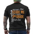 2Nd Grade Teacher Halloween Cool Gift You Cant Scare Me Gift Men's Crewneck Short Sleeve Back Print T-shirt