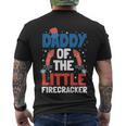 4Th Of July Firecracker Dad Pyrotechnician Fathers Day Meaningful Gift Men's Crewneck Short Sleeve Back Print T-shirt