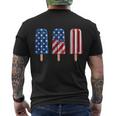 4Th Of July Summer America Independence Day Patriot Usa Gift Men's Crewneck Short Sleeve Back Print T-shirt