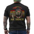 Abe Drinkin V2 Men's Crewneck Short Sleeve Back Print T-shirt