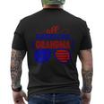All American Grandma Sunglasses 4Th Of July Independence Day Patriotic Men's Crewneck Short Sleeve Back Print T-shirt