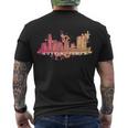 Austin Texas Skyline Tshirt Men's Crewneck Short Sleeve Back Print T-shirt