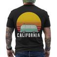 Beach Bum California Hippie Van Men's Crewneck Short Sleeve Back Print T-shirt