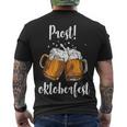 Beer Oktoberfest Prost Cheers Tshirt Men's Crewneck Short Sleeve Back Print T-shirt