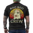 Boo Boo Crew Nurse Ghost Halloween Nurse V3 Men's T-shirt Back Print