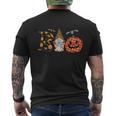 Boo Pumpkin Grome Halloween Quote Men's Crewneck Short Sleeve Back Print T-shirt