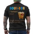 Bourbon Magic Brown Water For Fun People Tshirt Men's Crewneck Short Sleeve Back Print T-shirt