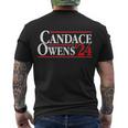 Candace Owens For President 24 Election Men's Crewneck Short Sleeve Back Print T-shirt