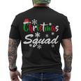 Christmas Squad Funny Tshirt Men's Crewneck Short Sleeve Back Print T-shirt