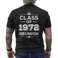Class Of 1972 Reunion Class Of 72 Reunion 1972 Class Reunion Men's Back Print T-shirt
