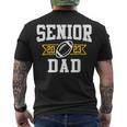 Class Of 2023 Graduate Proud Dad Of A Football 2023 Senior Men's T-shirt Back Print