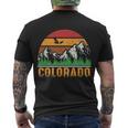 Colorado Vintage Logo Men's Crewneck Short Sleeve Back Print T-shirt