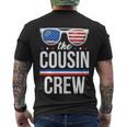 Cousin Crew 4Th Of July Patriotic American Men's Crewneck Short Sleeve Back Print T-shirt