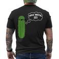 Dill With It Pickle Men's Crewneck Short Sleeve Back Print T-shirt