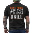 Don&8217T Panic This Is Just A Drill Tool Diy Men Men's Back Print T-shirt