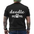 Doodle Mom Dog Mother Men's Crewneck Short Sleeve Back Print T-shirt