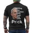 Dr Fauci Vaccine Killing Our Freedom Only Took One Little Prick Tshirt Men's Crewneck Short Sleeve Back Print T-shirt