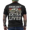 Extra Lives Video Game Controller Retro Gamer Boys V10 Men's T-shirt Back Print