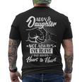 Fathers Day Daddy & Daughter Fist Bump Tshirt Men's Crewneck Short Sleeve Back Print T-shirt