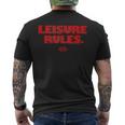 Ferris Bueller&8217S Day Off Leisure Rules Men's Back Print T-shirt
