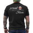 Firefighter Proud Firefighter Mom FirefighterHero Thin Red Line Men's T-shirt Back Print