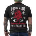Firefighter Wildland Fireman Volunteer Firefighter Aunt Fire Department V3 Men's T-shirt Back Print