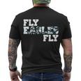 Fly Eagles Fly V2 Men's Crewneck Short Sleeve Back Print T-shirt