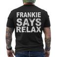 Frankie Says Relax Tshirt Men's Crewneck Short Sleeve Back Print T-shirt