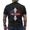 Funny 4Th Of July Dirty For Men Adult Humor Two Seater Tshirt Men's Crewneck Short Sleeve Back Print T-shirt
